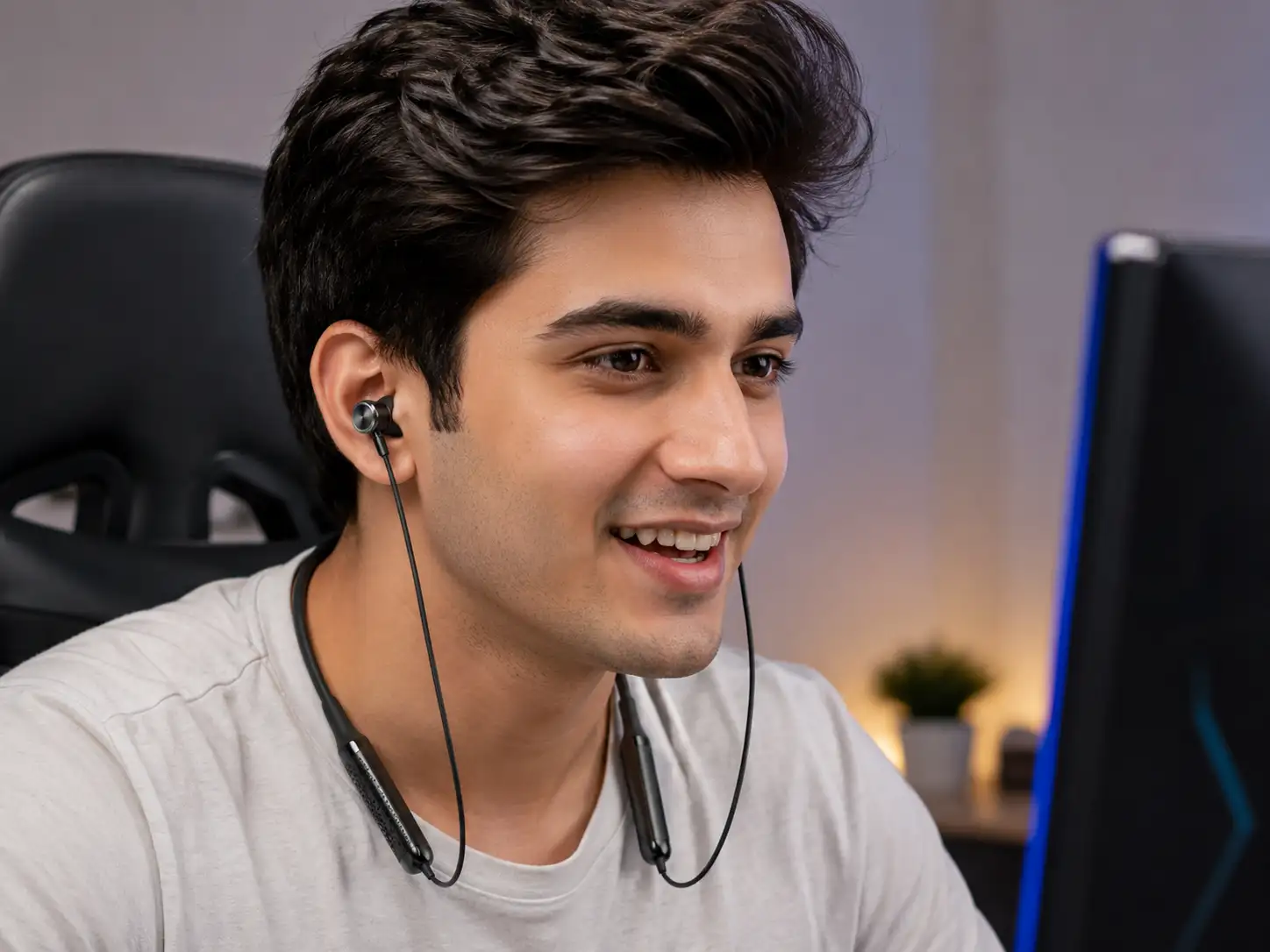 SoftBand Pro Wireless Neckband Earphones 5