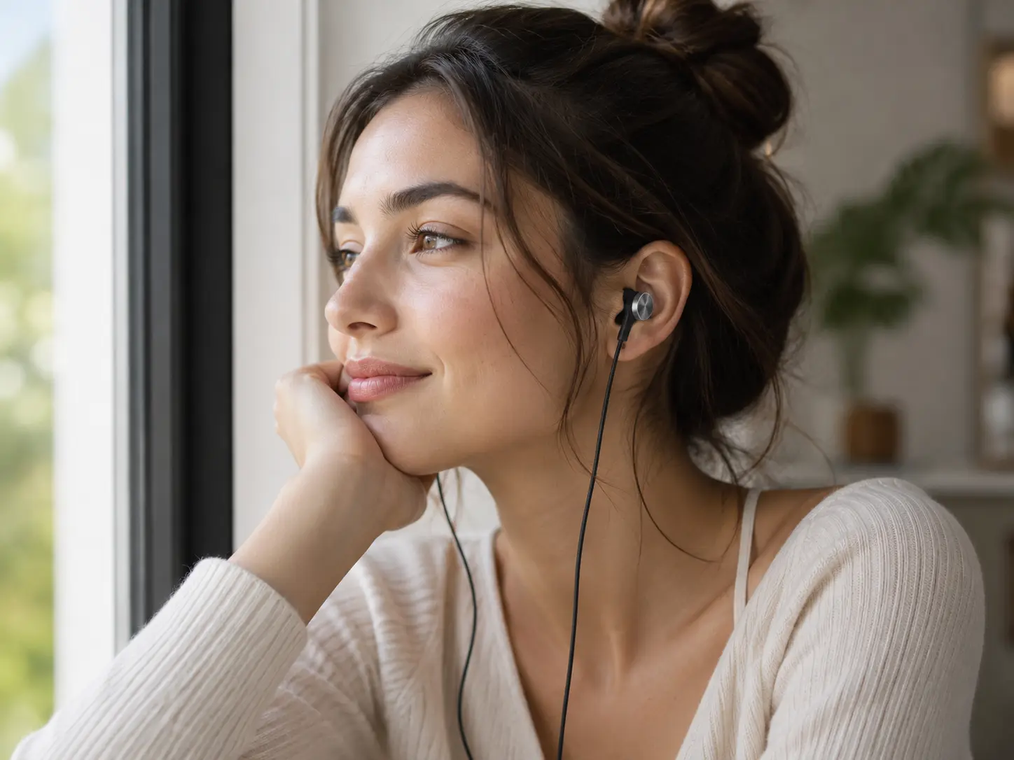 Auriculares con cable USB-C y acabado metálico 4