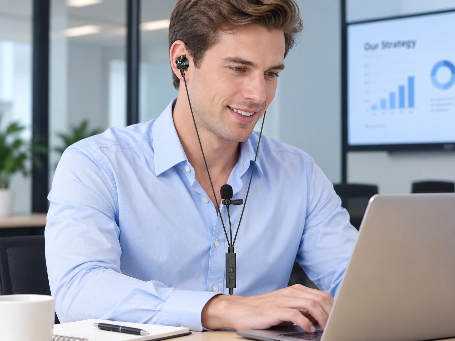 Wired Earphones with Lavalier Microphone 6