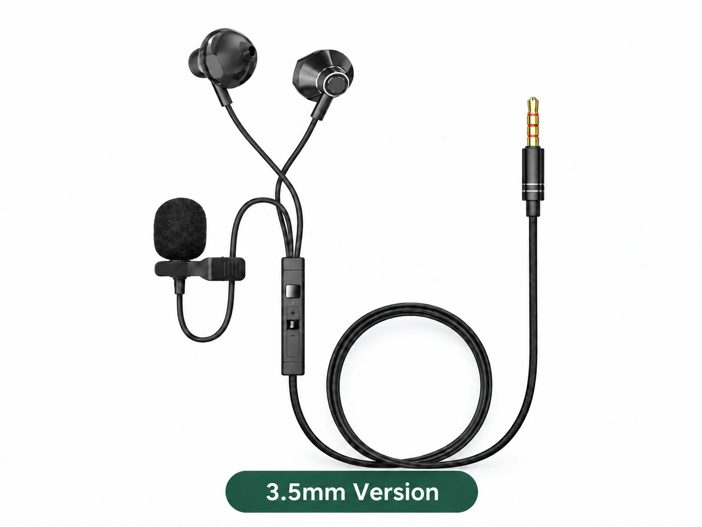 Wired Earphones with Lavalier Microphone 2