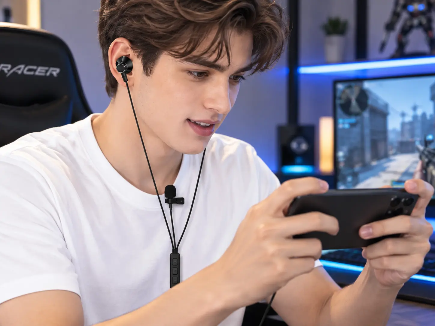 Wired Earphones with Lavalier Microphone 5
