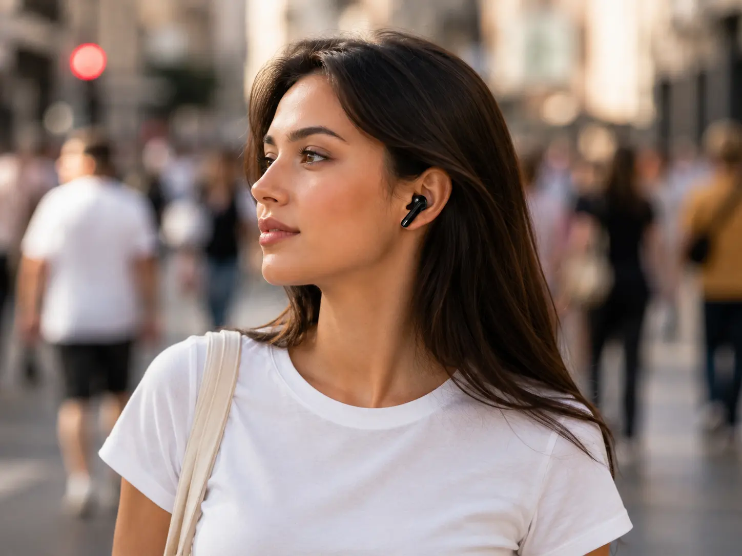 Auriculares TWS intraurales con acabado dual 5