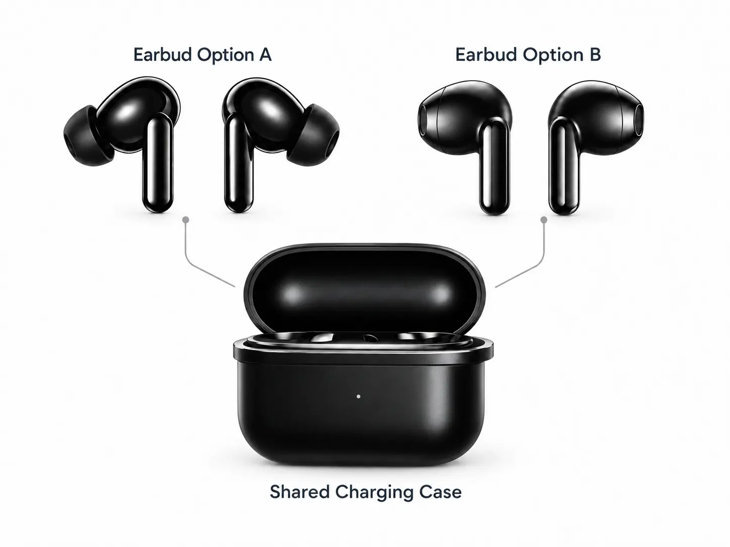 Dual-Design TWS Earbuds 2